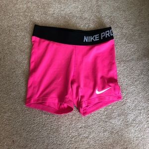 Girls Nike Pro Shorts